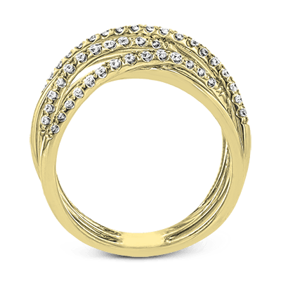 ZR1612 Right Hand Ring in 14k Gold with Diamonds