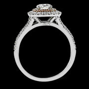 ZR1613 Engagement Ring in 14k Gold with Diamonds