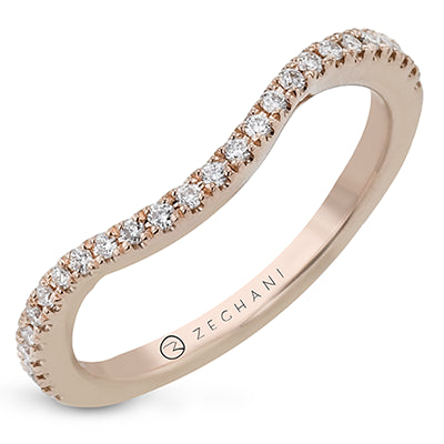 ZR1613 Engagement Ring in 14k Gold with Diamonds