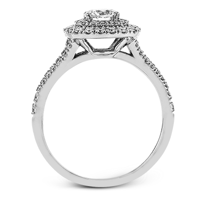 ZR1613 Engagement Ring in 14k Gold with Diamonds