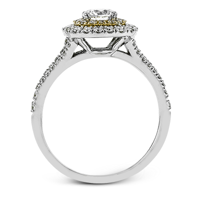 ZR1613 Engagement Ring in 14k Gold with Diamonds