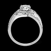ZR1631 Engagement Ring in 14k Gold with Diamonds
