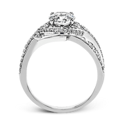 ZR1631 Engagement Ring in 14k Gold with Diamonds
