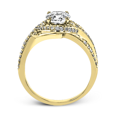 ZR1631 Engagement Ring in 14k Gold with Diamonds