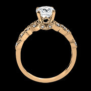 ZR1640 Engagement Ring in 14k Gold with Diamonds