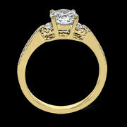 ZR1642 Engagement Ring in 14k Gold with Diamonds