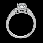 ZR1642 Engagement Ring in 14k Gold with Diamonds