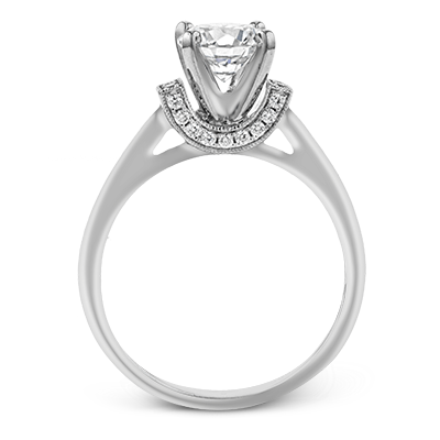 ZR1644 Engagement Ring in 14k Gold with Diamonds