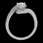 ZR1687 Engagement Ring in 14k Gold with Diamonds