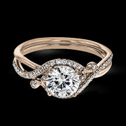 ZR1696 Engagement Ring in 14k Gold with Diamonds