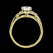 ZR1696 Engagement Ring in 14k Gold with Diamonds