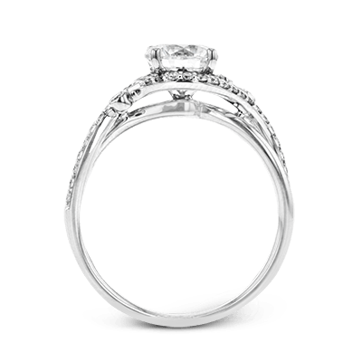 ZR1696 Engagement Ring in 14k Gold with Diamonds