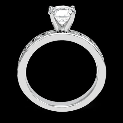 ZR16-A Engagement Ring in 14k Gold with Diamonds
