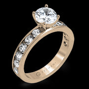 ZR16-A Engagement Ring in 14k Gold with Diamonds