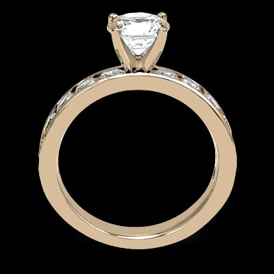 ZR16-A Engagement Ring in 14k Gold with Diamonds