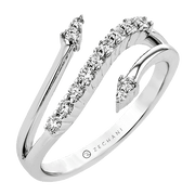 ZR1700 Right Hand Ring in 14k Gold with Diamonds