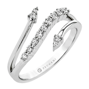 ZR1700 Right Hand Ring in 14k Gold with Diamonds