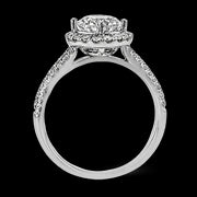 ZR1709 Engagement Ring in 14k Gold with Diamonds
