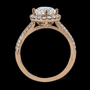 ZR1709 Engagement Ring in 14k Gold with Diamonds