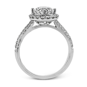 ZR1709 Engagement Ring in 14k Gold with Diamonds