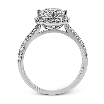 ZR1709 Engagement Ring in 14k Gold with Diamonds