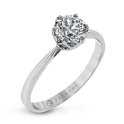 ZR1710 Engagement Ring in 14k Gold