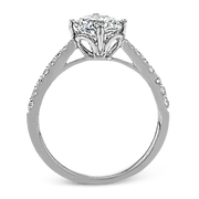ZR1713 Engagement Ring in 14k Gold with Diamonds