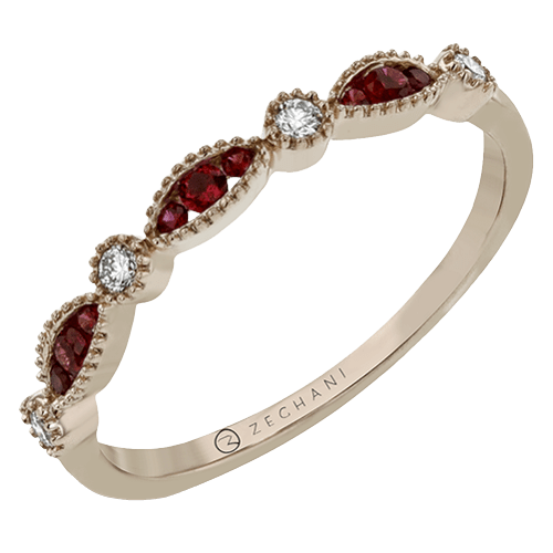 ZR1715-R Color Ring in 14k Gold with Diamonds