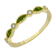 ZR1715-Y Color Ring in 14k Gold with Diamonds
