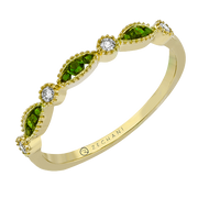 ZR1715-Y Color Ring in 14k Gold with Diamonds