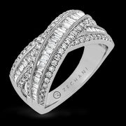 ZR1719 Right Hand Ring in 14k Gold with Diamonds