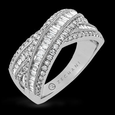 ZR1719 Right Hand Ring in 14k Gold with Diamonds