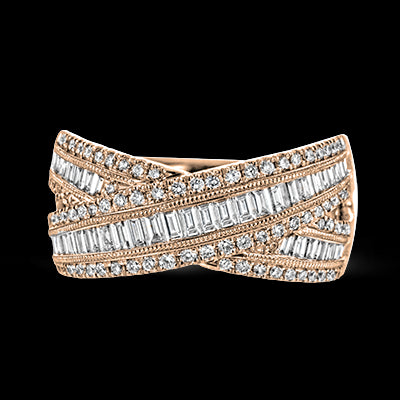 ZR1719 Right Hand Ring in 14k Gold with Diamonds