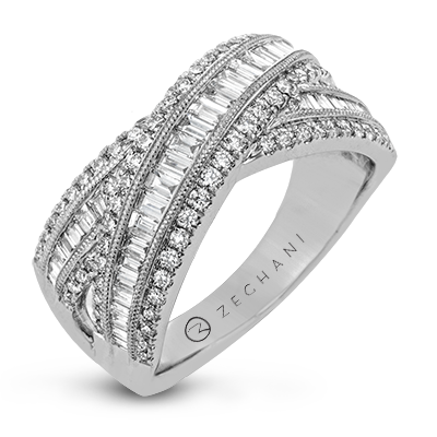 ZR1719 Right Hand Ring in 14k Gold with Diamonds