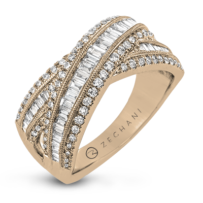 ZR1719 Right Hand Ring in 14k Gold with Diamonds