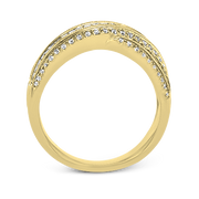 ZR1719 Right Hand Ring in 14k Gold with Diamonds