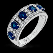 ZR1720 Color Ring in 14k Gold with Diamonds