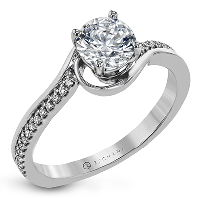 ZR1726 Wedding Set in 14k Gold with Diamonds