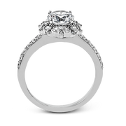 ZR1779 Engagement Ring in 14k Gold with Diamonds