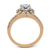 ZR1779 Engagement Ring in 14k Gold with Diamonds