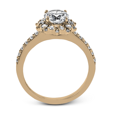 ZR1779 Engagement Ring in 14k Gold with Diamonds