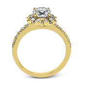 ZR1779 Engagement Ring in 14k Gold with Diamonds