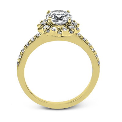 ZR1779 Engagement Ring in 14k Gold with Diamonds