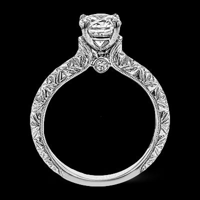ZR1781 Engagement Ring in 14k Gold with Diamonds
