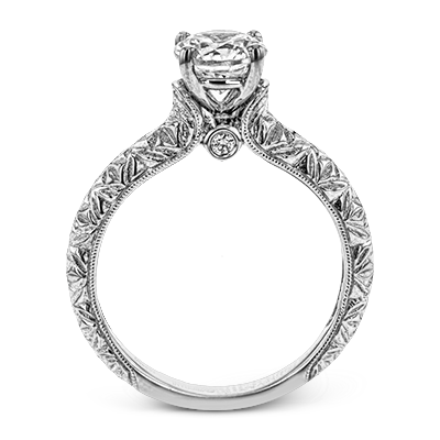 ZR1781 Engagement Ring in 14k Gold with Diamonds