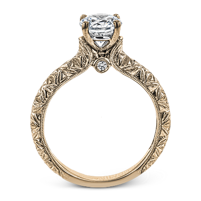 ZR1781 Engagement Ring in 14k Gold with Diamonds