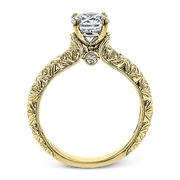 ZR1781 Engagement Ring in 14k Gold with Diamonds