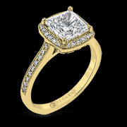 ZR1782 Engagement Ring in 14k Gold with Diamonds