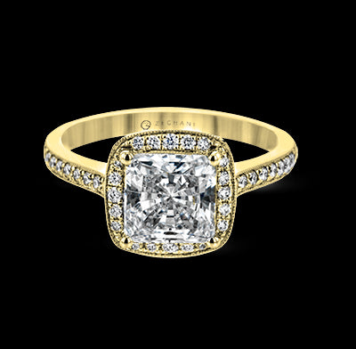 ZR1782 Engagement Ring in 14k Gold with Diamonds