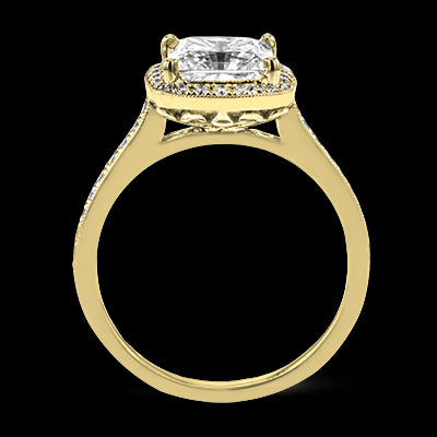 ZR1782 Engagement Ring in 14k Gold with Diamonds